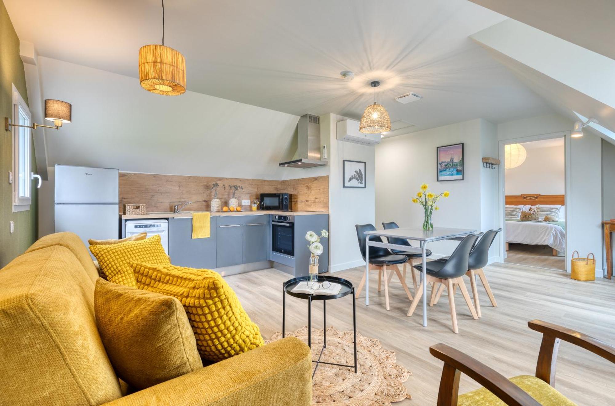 La Ferme De Vur Ven Apartment Saint-Évarzec Cameră foto
